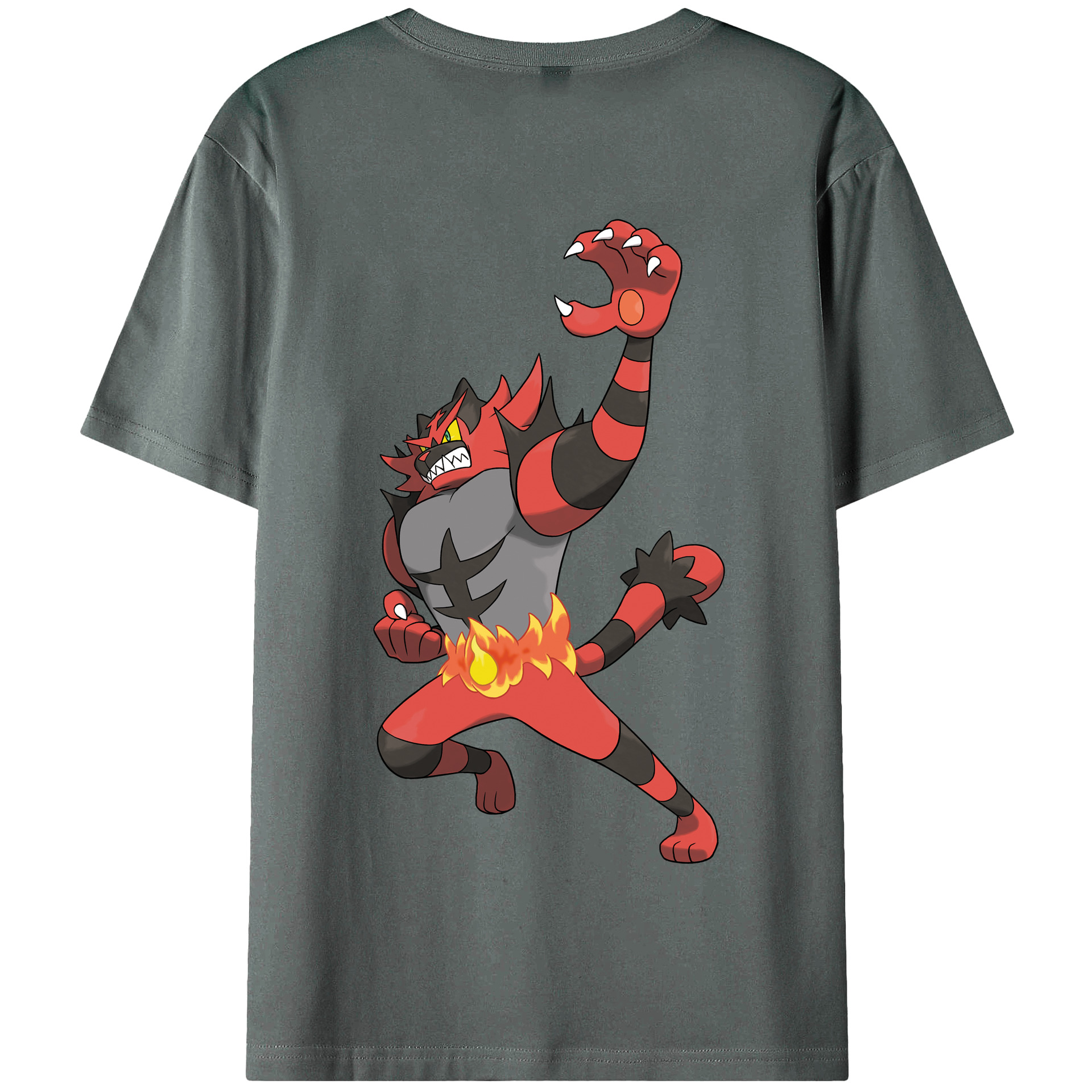 （画像用） ポケットモンスター Pokémon 綿100％半袖Tシャツ（背面プリント）